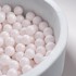 PLUSH NEST Loptice za bazen 6 cm 200 kom, svijetlo roze