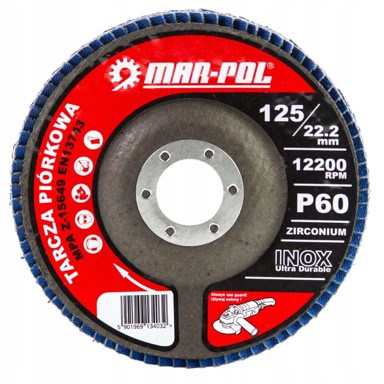 Disk za nehrđajući čelik, 125 mm, P60