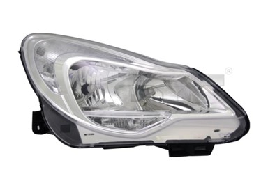 TYC Far OPEL CORSA D lijevi 11- H7/H1 20-12630-05-2