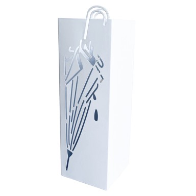 CASA COLLECTION Organizator za kišobrane Moody, 15x15x48 cm, bijela