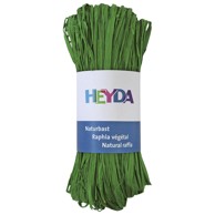 HEYDA Prirodna rafija, 50 g, zelena