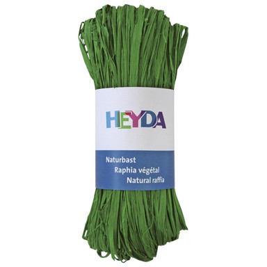 HEYDA Prirodna rafija, 50 g, zelena