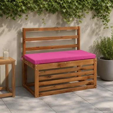 Jastučići za klupu Soest 2 kom 80 x 40 x 5 cm od poliestera, ružičasti