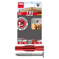 TOX Plastična tipla TRI 5/31 + VIJAK (12/1) višenamjenska s vijkom