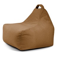 SLOWDOWN Smeđa vreća za sjedenje od bouclé tkanine Game Amuse 