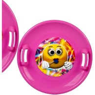 ENERO Ružičasti tanjur za sanjkanje UFO, veličina M