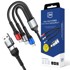 3MK Hyper kabel 6-u-1 s priključcima Lightning i USB-C, 1,2 m, QC 3.0