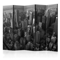 Sobna pregrada u 5 dijelova New York: skyscrapers (bird's eye view) II 225x172