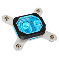 AQUA COMPUTER Vodeni blok Cuplex Kryos Next, RGBpx crni LGA 1700, akril/.925 srebro