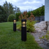 STAR TRADING Set od 2 vanjska solarna LED svjetla Rundi, visina 28 cm