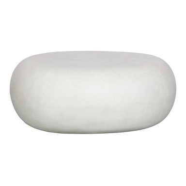 VTWONEN Stolić za kavu Pebble 49x65 cm bijeli