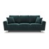COSMOPOLITAN DESIGN Petrolej zelena baršunasti sklopiva/s prostorom za odlaganje sofa 235 cm Kyoto, 235x100x88 cm