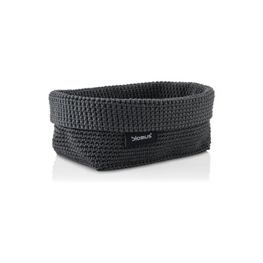 BLOMUS Tamno siva košara za pohranu Rope, 11,5 x 20 cm