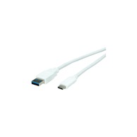 ROLINE VALUE USB3.0 kabel, A-C, M/M, 1.0m, bijeli