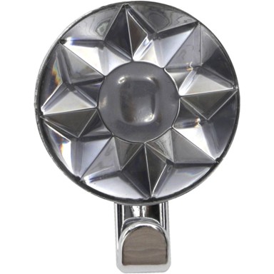 TENDANCE Kukica s ljepljivom trakom, zvijezda, antracit siva