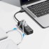 ORICO USB-A Hub PW3UR25-U3, 4 porta, 3 x USB-A 3.0, RJ45 2.5G, 0,5 m, crna