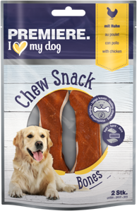 PREMIERE Poslastica za pse Chew Snack s piletinom, 2 kom