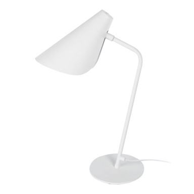 SULION Bijela stolna lampa Lisboa, visina 45 cm