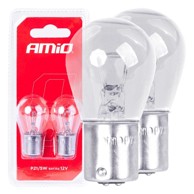 Halogena žarulja AMIO P21/5W, BAY15d, 12V, 2 kom.