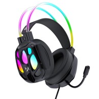 WOZINSKY Gaming slušalice WSG-1118, RGB, s mikrofonom, crne
