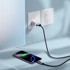 BWOO Kabel USB-A na Lightning 3A s LED zaslonom 1 m