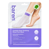 BAREN Centella Deep Soothing Ritual Foot Mask, Umirujuća maska za stopala 1 kom / 18 ml