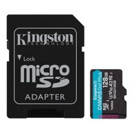 KINGSTON Memorijska kartica Canvas Go Plus Micro 128GB SDCG3/128GB SDXC 128GB Class 10 UHS-I + adapter