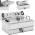 ROYAL CATERING Friteza za krafne, ribu i pomfrit s ocjeđivačem, 3000 W, 16 l, 230 V