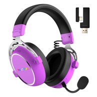 HATOR Bežične gaming slušalice Hypergang 3, USB-C/USB-A, Bluetooth, ljubičaste