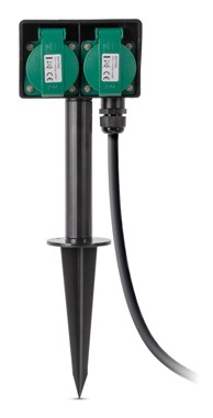 ENTAC Garden Socket produžni kabel O1S 2 utičnice 5 m IP44
