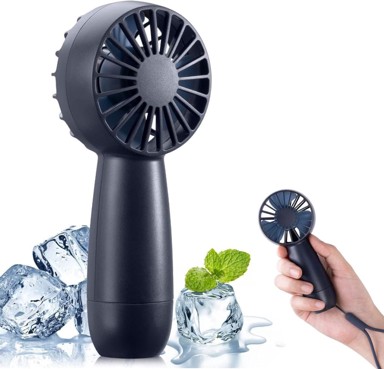 HOME & MARKER Mini prijenosni USB ventilator HANDCOLIO, osobna upotreba, USB napajanje