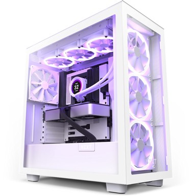 NZXT Kućište H7 Elite, mid tower, ATX, kaljeno staklo, bijelo