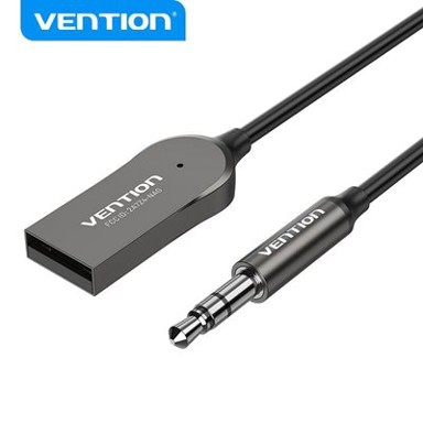 VENTION Adapter Bluetooth Audio Receiver, 3.5mm (M) na Bluetooth, 1,5m, crni