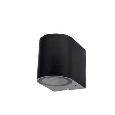 Zidna svjetiljka, crna, 1xGU10