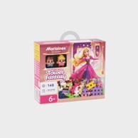 MARIOINEX Kocke za slaganje Mini Waffle Princeza, 148 komada