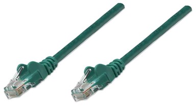 INTELLINET Mrežni kabel, zeleni, 15m, Cat.6, U/UTP, PVC