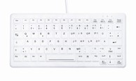 CONTOUR DESIGN Tipkovnica Active Key ClassicClean C4110, medicinska, IP68, mini, žičana, DE, bijela