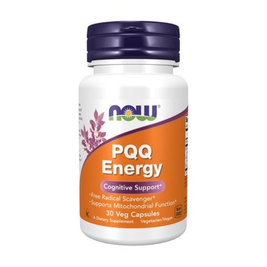 NOW PQQ energija, 20 mg, 30 kapsula