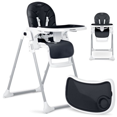 RICOKIDS Stolica za hranjenje, Tulo, crna