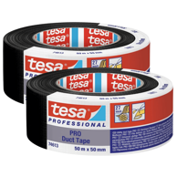 TESA Vodootporna tkaninska popravna traka Duct Tape 50 mx50 mm 2 kom, crna