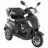 VEVOR Električni skuter za mobilnost, 3 kotača, 1630x700x1230 mm, crni