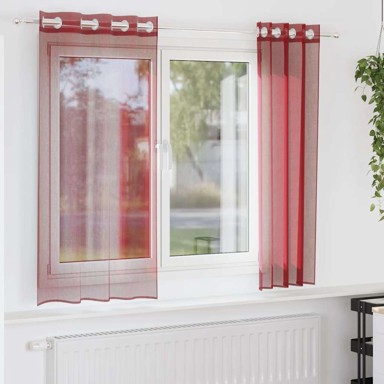 Gotove zavjese 140x140 cm 2kom, crvene