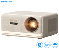 BYINTEK Projektor Love U14 Pro, Full HD, 1500 ANSI lumena, Android, bijelo-siva
