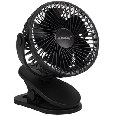 MG Ventilator Clip, bežični stolni, crni