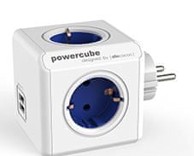 ALLOCACOC Razdjelnik s USB ulazom, plavi