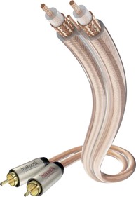 IN-AKUSTIK Audio kabel Star Cinch - Cinch, 1.5 m, crni