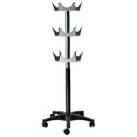 LEITZ Stalak za prospekte podni Presenter 54020095, na kotačima, crni
