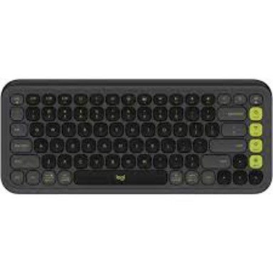 LOGITECH Tipkovnica POP Icon Keys, bežična, US Layout, BT, sivo-zelena