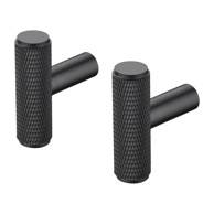  BLOMUS Crne metalne zidne kuke u setu 2 kom Rof