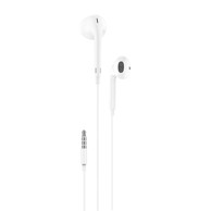 FONENG Žičane in-ear slušalice T34, mini jack 3,5 mm, s daljinskim upravljačem, bijele